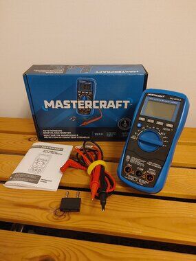 Mastercraft auto-ranging digital multimeter with 11 functions (brand new!)
